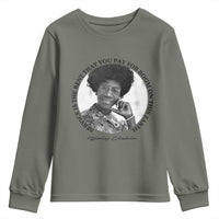Shirley Chisholm Quote Youth Sweatshirt Service Is The Rent You Pay