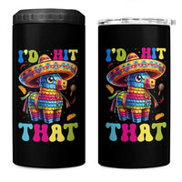 Funny Cinco De Mayo Pinata 4 in 1 Can Cooler Tumbler Id Hit That