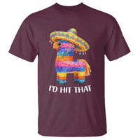 Funny Rainbow Pinata Sombrero T Shirt Id Hit That