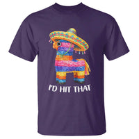Funny Rainbow Pinata Sombrero T Shirt Id Hit That