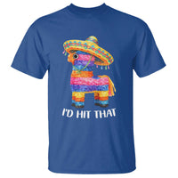 Funny Rainbow Pinata Sombrero T Shirt Id Hit That