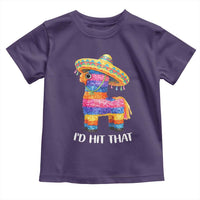 Funny Rainbow Pinata Sombrero Toddler T Shirt Id Hit That