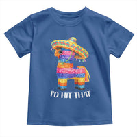 Funny Rainbow Pinata Sombrero Toddler T Shirt Id Hit That