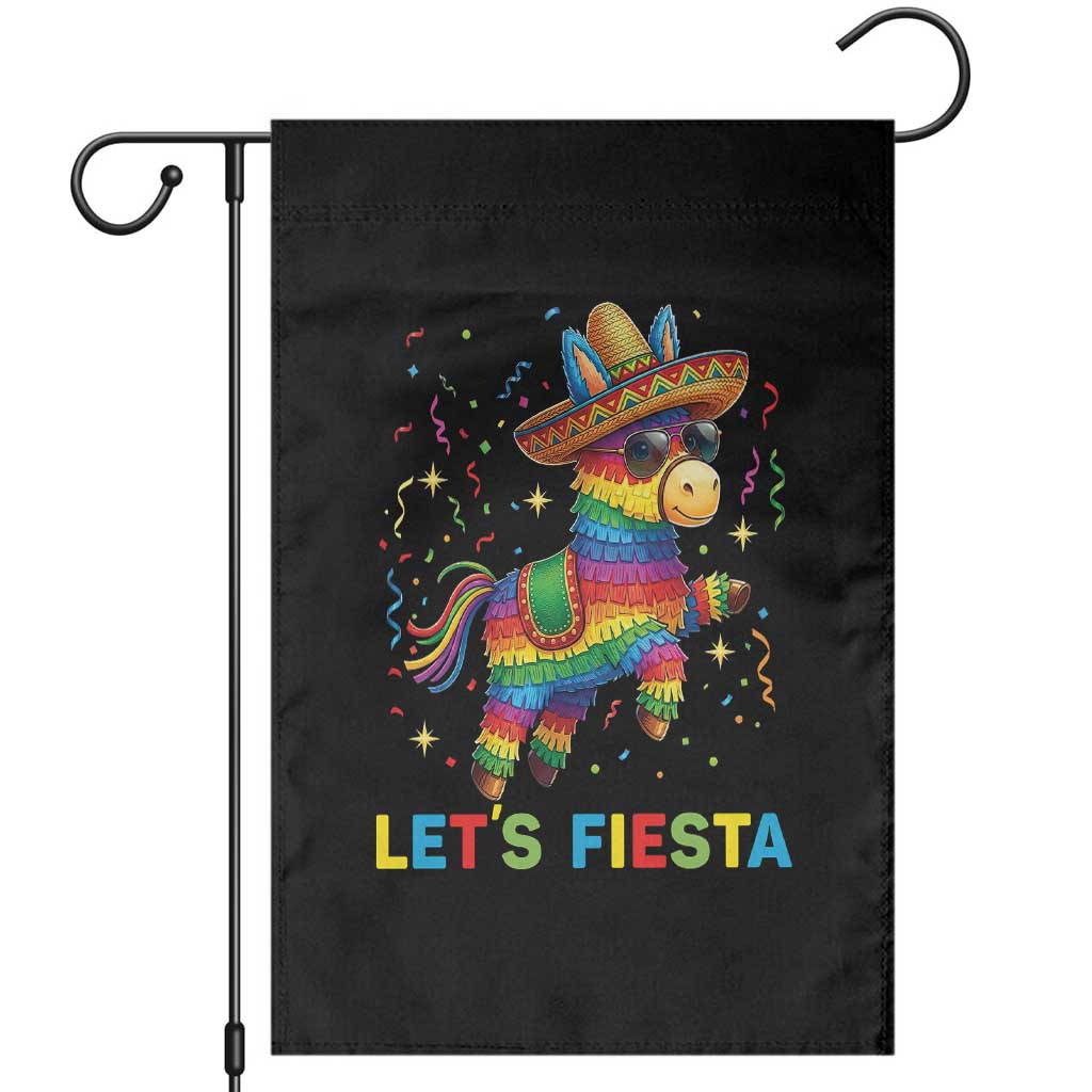 Mexican Fiesta Pinata Garden Flag Funny Cinco De Mayo