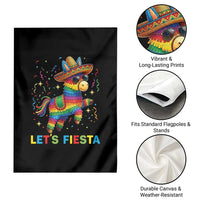 Mexican Fiesta Pinata Garden Flag Funny Cinco De Mayo