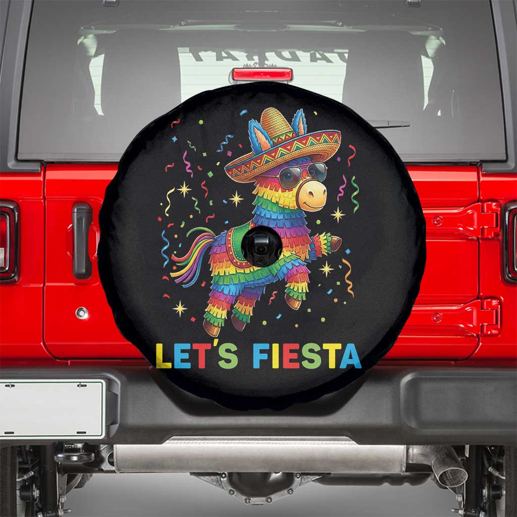 Mexican Fiesta Pinata Spare Tire Cover Funny Cinco De Mayo
