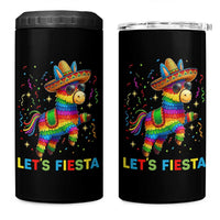 Mexican Fiesta Pinata 4 in 1 Can Cooler Tumbler Funny Cinco De Mayo