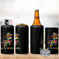 Mexican Fiesta Pinata 4 in 1 Can Cooler Tumbler Funny Cinco De Mayo