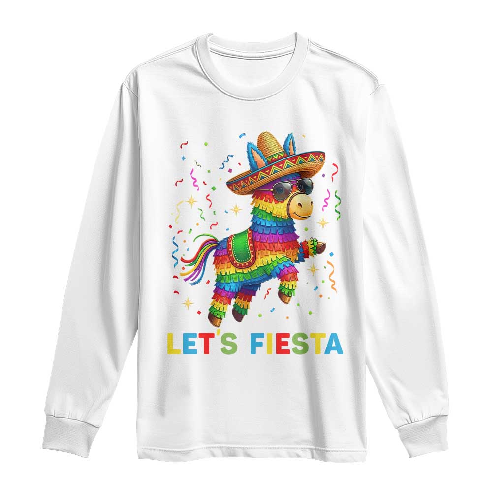 Mexican Fiesta Pinata Long Sleeve Shirt Funny Cinco De Mayo