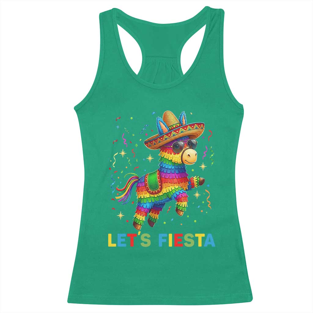 Mexican Fiesta Pinata Racerback Tank Top Funny Cinco De Mayo
