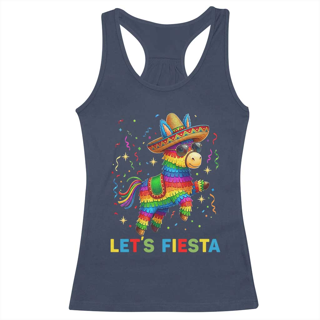 Mexican Fiesta Pinata Racerback Tank Top Funny Cinco De Mayo