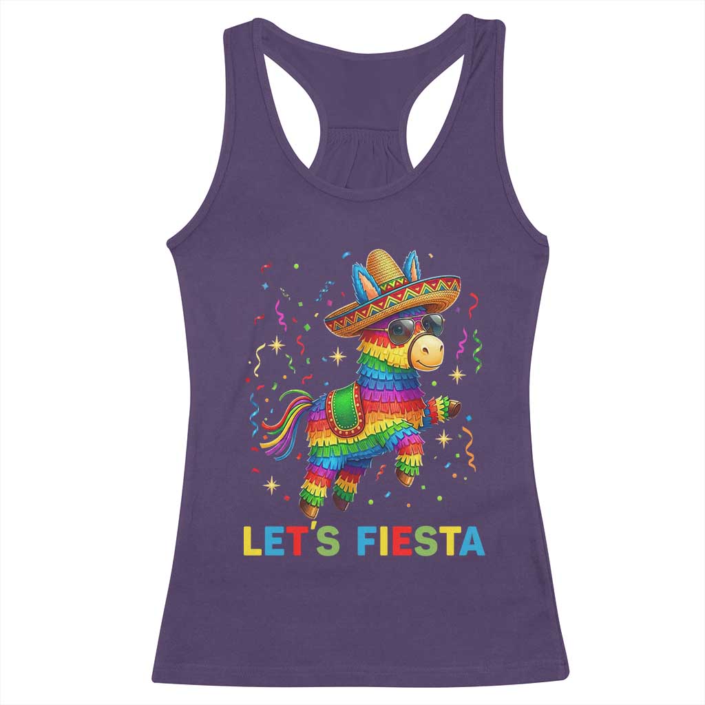 Mexican Fiesta Pinata Racerback Tank Top Funny Cinco De Mayo