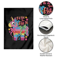 Funny Cinco De Mayo Pinata Garden Flag Id Let You Hit It