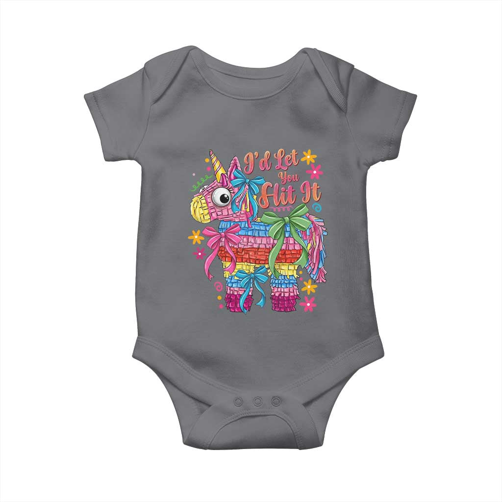 Funny Cinco De Mayo Pinata Baby Onesie Id Let You Hit It
