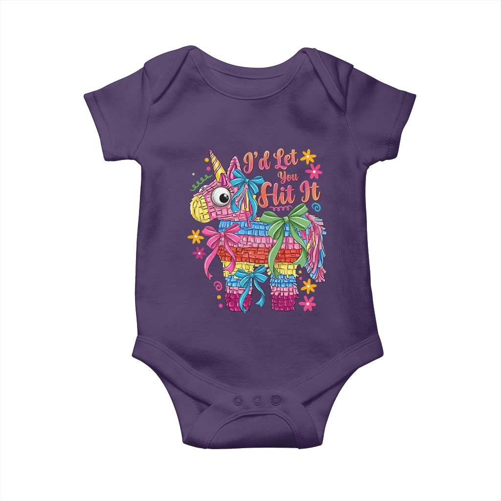 Funny Cinco De Mayo Pinata Baby Onesie Id Let You Hit It