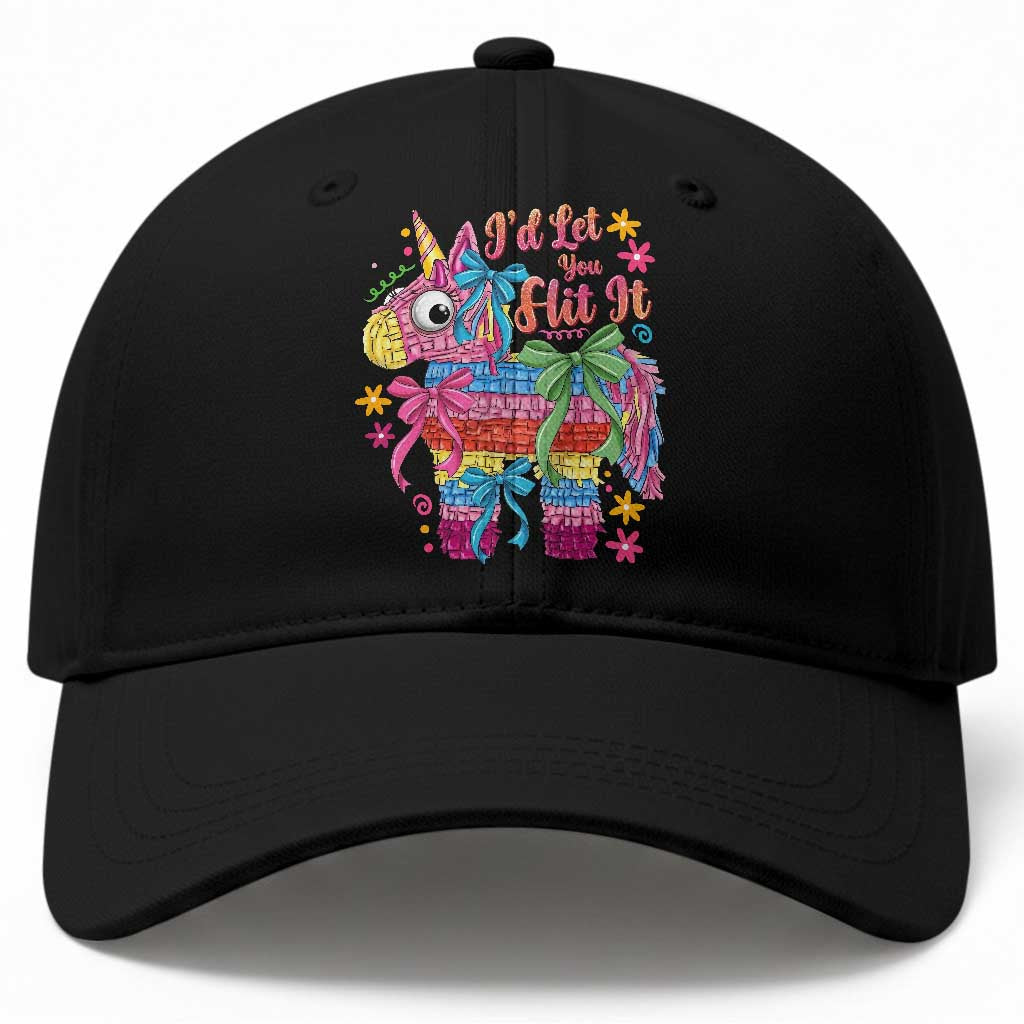 Funny Cinco De Mayo Pinata Baseball Cap Id Let You Hit It