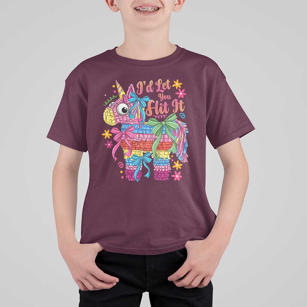 Funny Cinco De Mayo Pinata T Shirt For Kid Id Let You Hit It