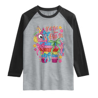 Funny Cinco De Mayo Pinata Raglan Shirt Id Let You Hit It