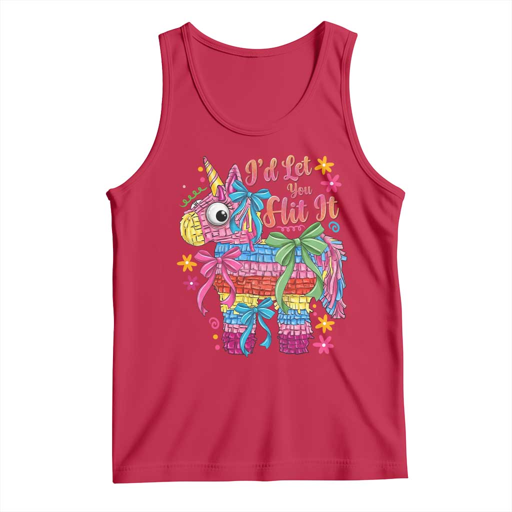 Funny Cinco De Mayo Pinata Tank Top Id Let You Hit It
