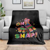 Funny Cinco De Mayo Pinata Candy Party Throw Blanket Oh Snap