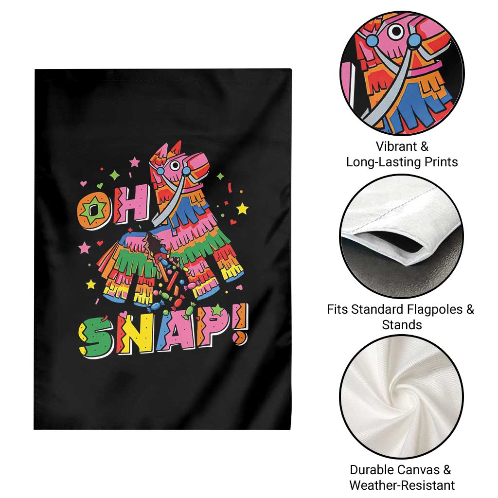 Funny Cinco De Mayo Pinata Candy Party Garden Flag Oh Snap