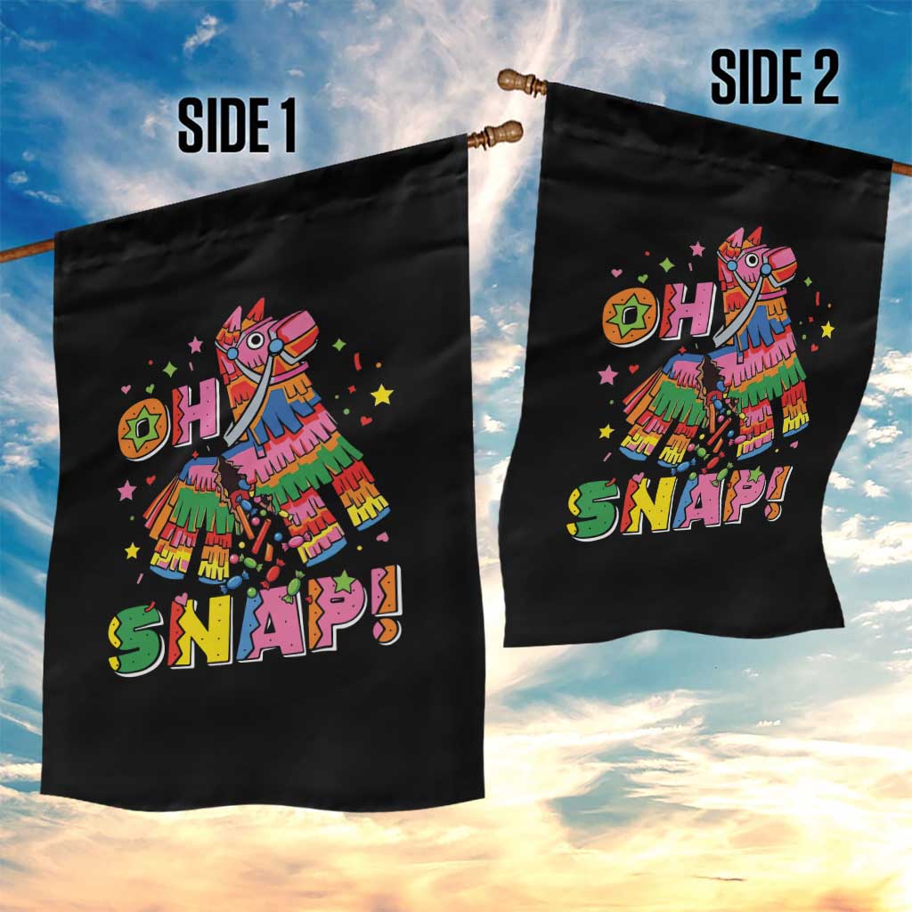 Funny Cinco De Mayo Pinata Candy Party Garden Flag Oh Snap