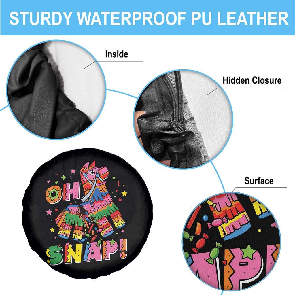 Funny Cinco De Mayo Pinata Candy Party Spare Tire Cover Oh Snap