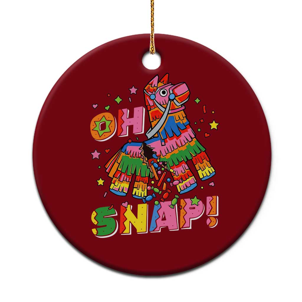 Funny Cinco De Mayo Pinata Candy Party Ceramic Ornament Oh Snap
