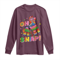 Funny Cinco De Mayo Pinata Candy Party Long Sleeve Shirt Oh Snap