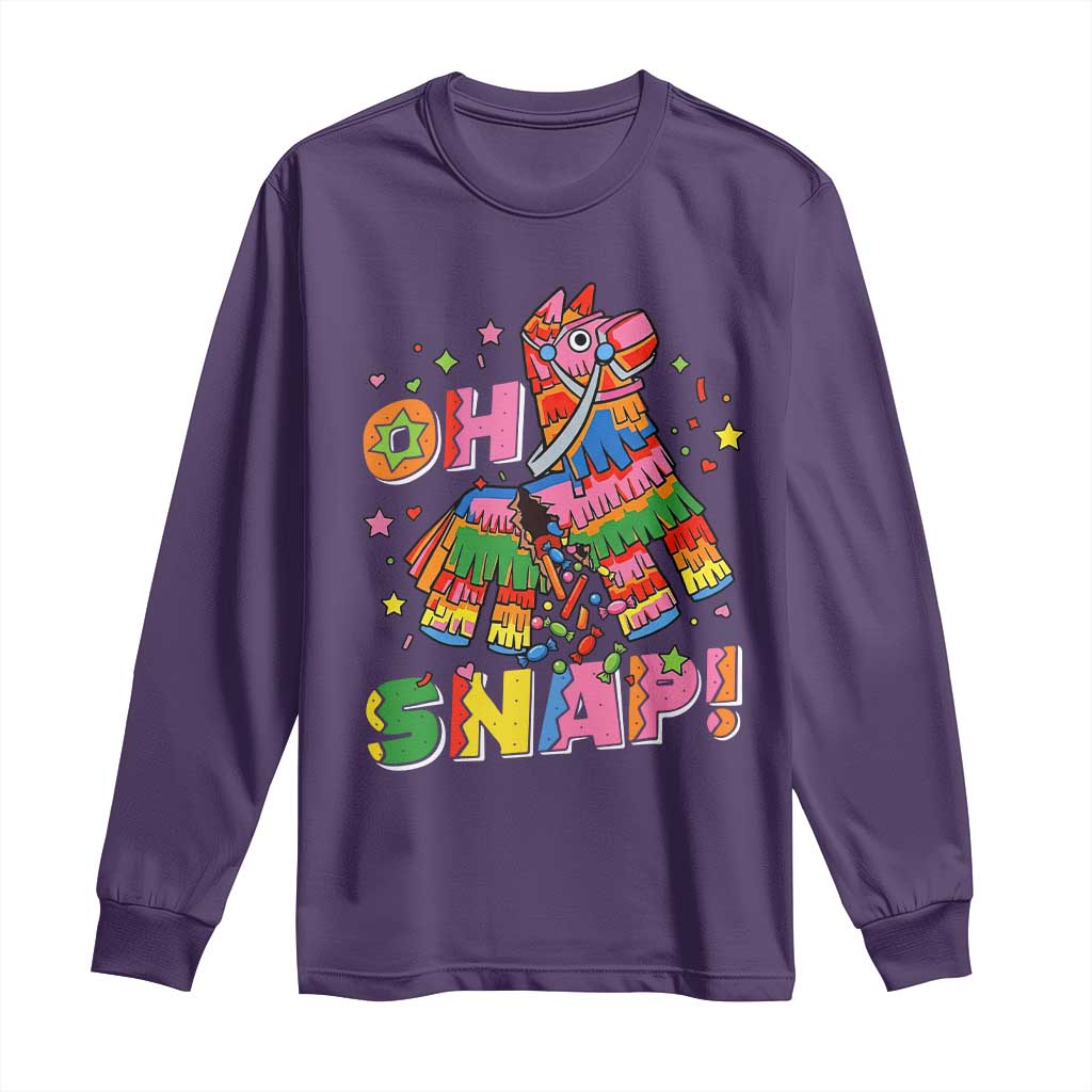 Funny Cinco De Mayo Pinata Candy Party Long Sleeve Shirt Oh Snap