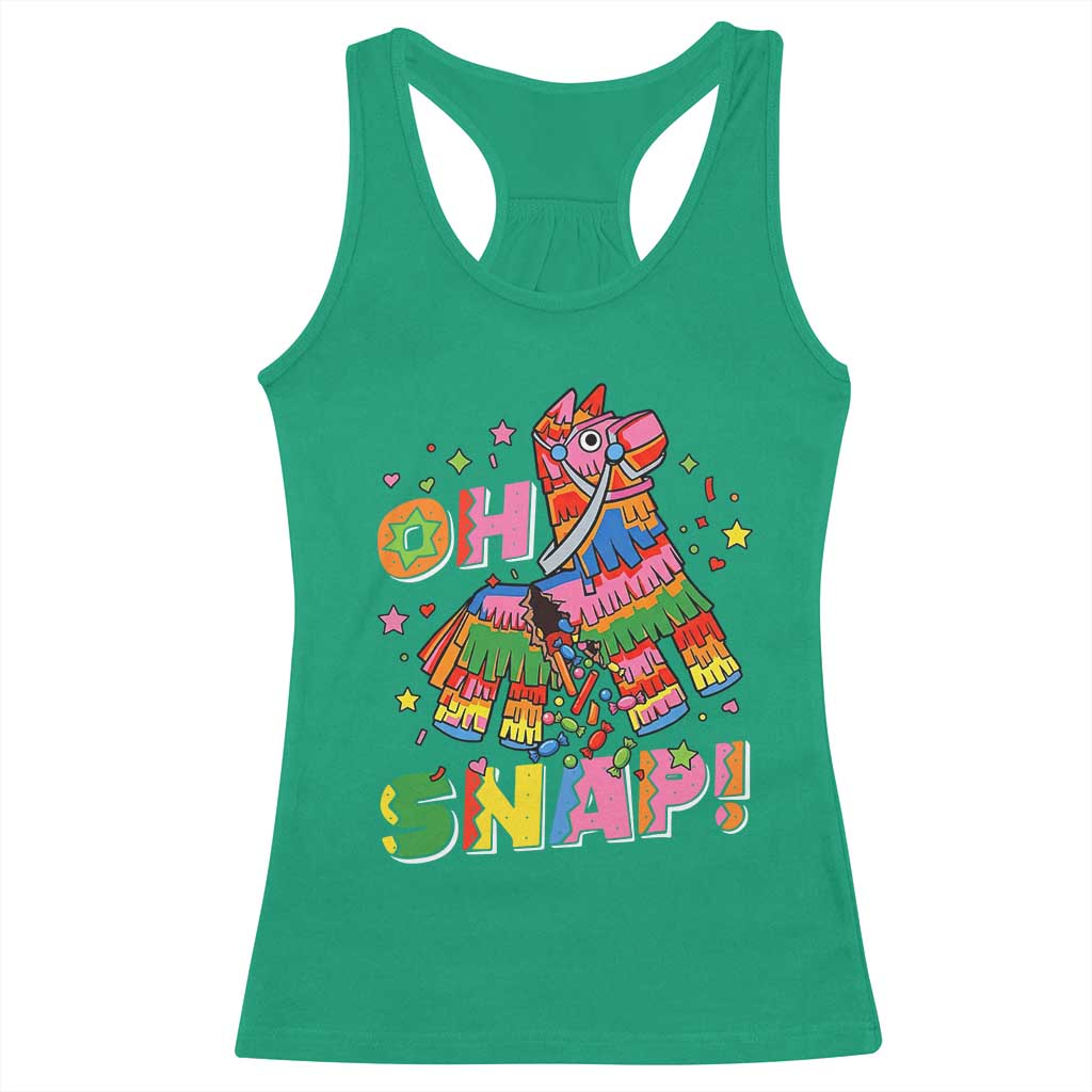 Funny Cinco De Mayo Pinata Candy Party Racerback Tank Top Oh Snap