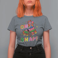 Funny Cinco De Mayo Pinata Candy Party T Shirt For Women Oh Snap