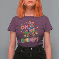 Funny Cinco De Mayo Pinata Candy Party T Shirt For Women Oh Snap
