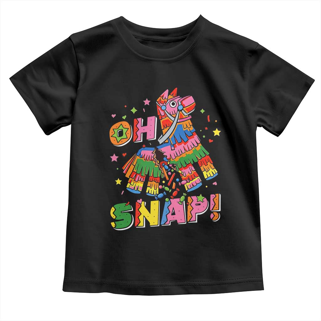 Funny Cinco De Mayo Pinata Candy Party Toddler T Shirt Oh Snap