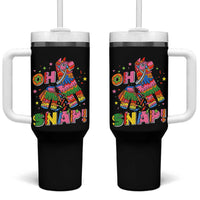 Funny Cinco De Mayo Pinata Candy Party Tumbler With Handle Oh Snap