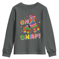 Funny Cinco De Mayo Pinata Candy Party Youth Sweatshirt Oh Snap