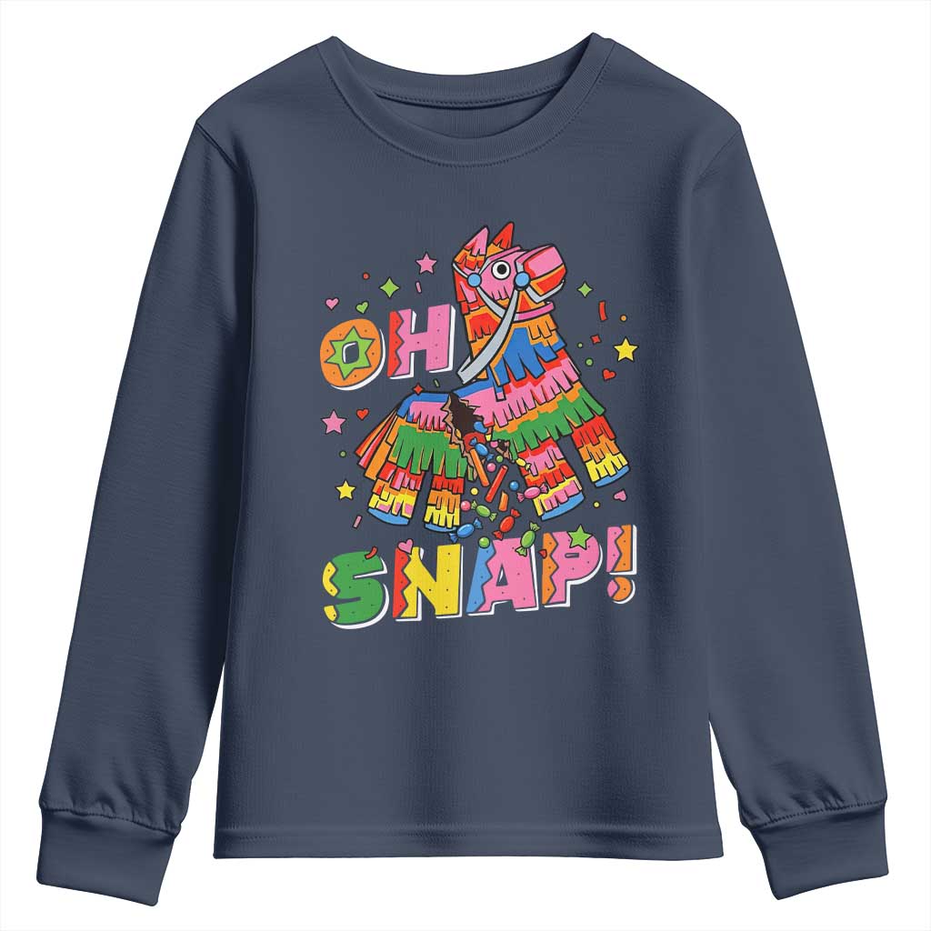 Funny Cinco De Mayo Pinata Candy Party Youth Sweatshirt Oh Snap