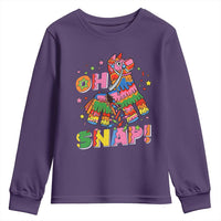Funny Cinco De Mayo Pinata Candy Party Youth Sweatshirt Oh Snap
