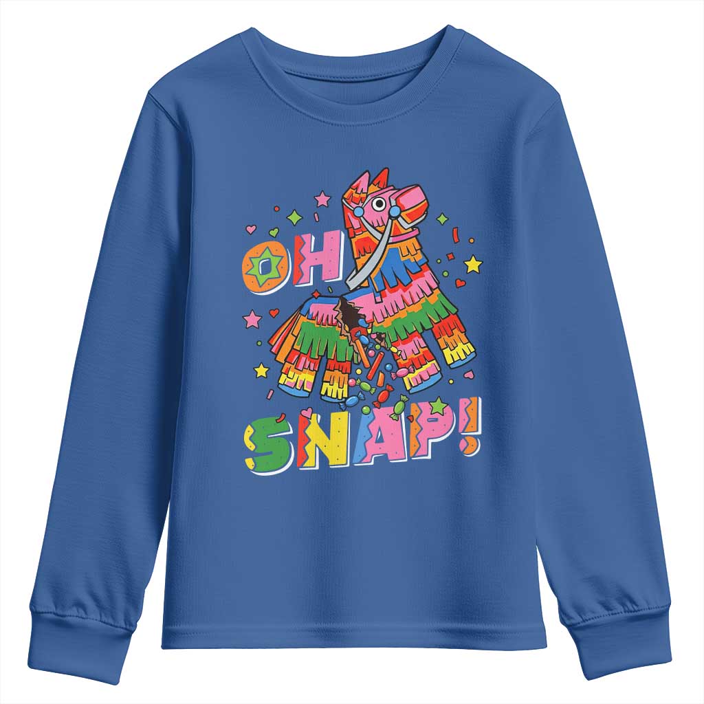 Funny Cinco De Mayo Pinata Candy Party Youth Sweatshirt Oh Snap