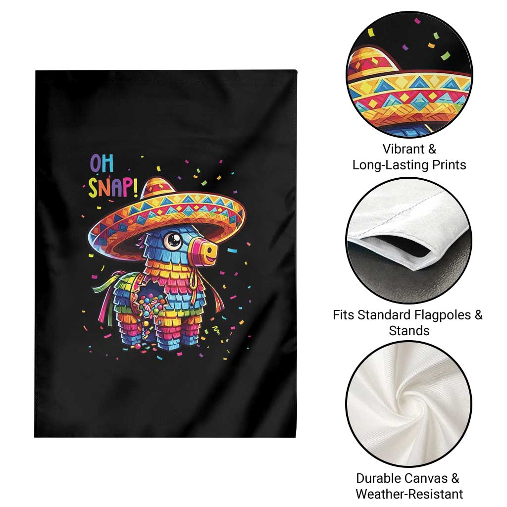 Hilarious Pinata Candy Rainbow Fiesta Party Garden Flag Oh Snap