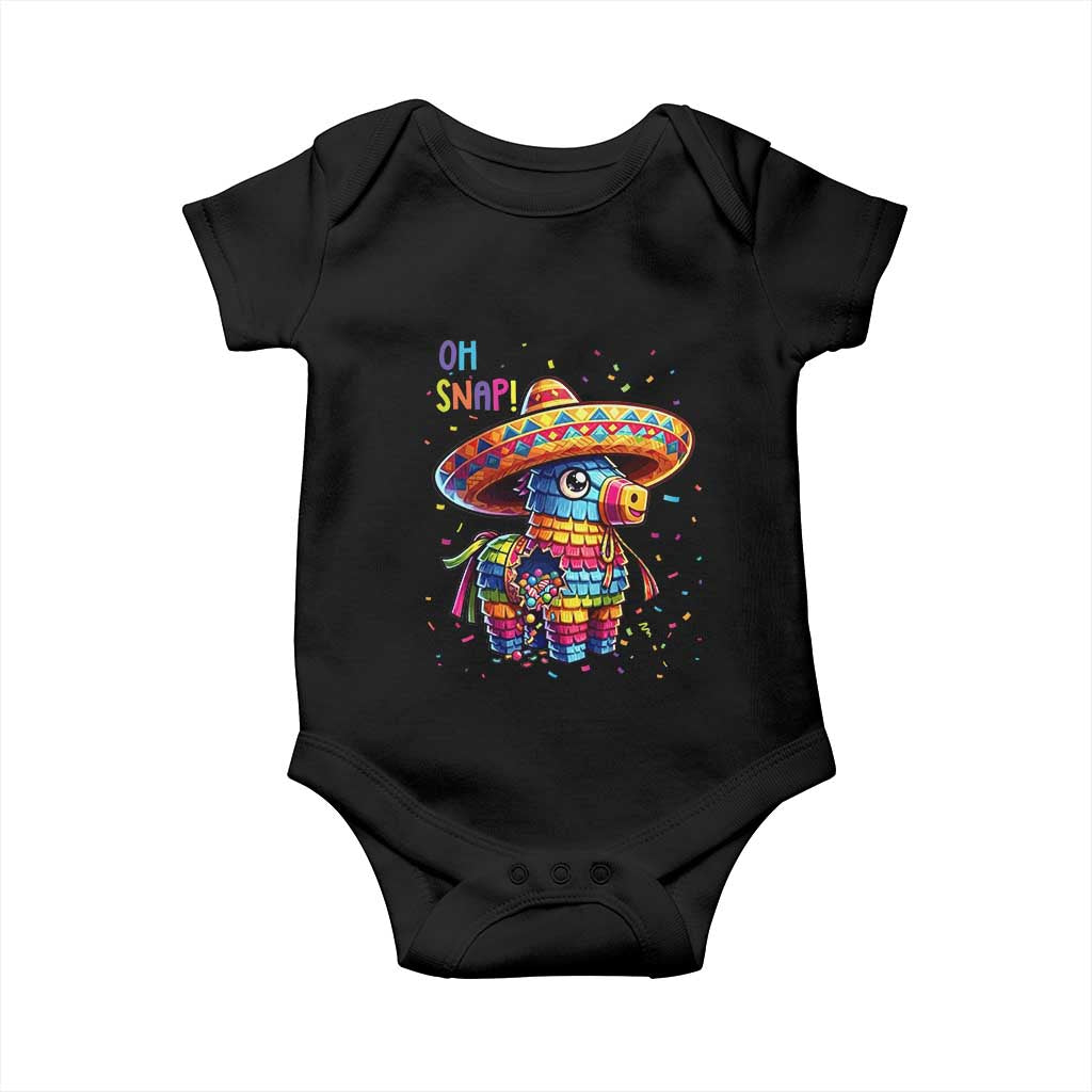 Hilarious Pinata Candy Rainbow Fiesta Party Baby Onesie Oh Snap