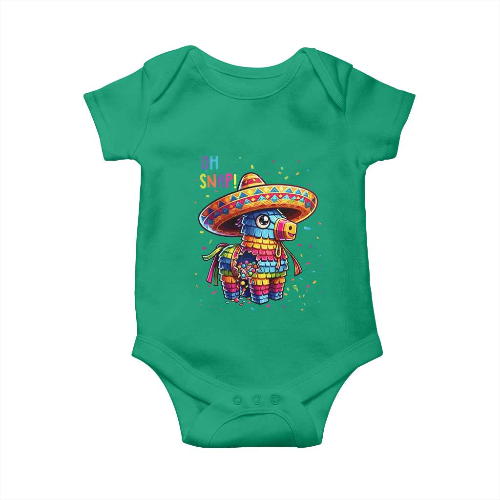 Hilarious Pinata Candy Rainbow Fiesta Party Baby Onesie Oh Snap