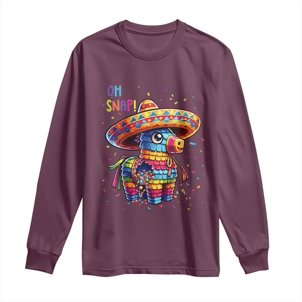 Hilarious Pinata Candy Rainbow Fiesta Party Long Sleeve Shirt Oh Snap