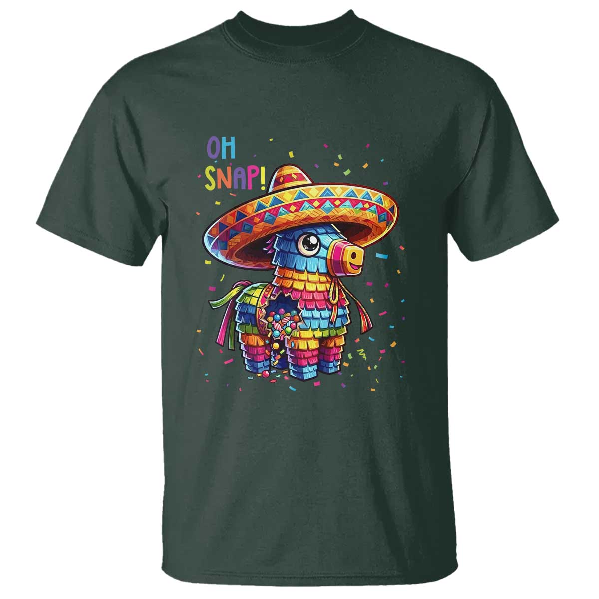 Hilarious Pinata Candy Rainbow Fiesta Party T Shirt Oh Snap