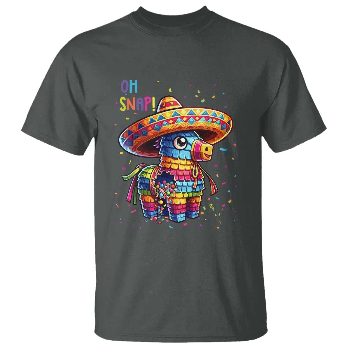 Hilarious Pinata Candy Rainbow Fiesta Party T Shirt Oh Snap