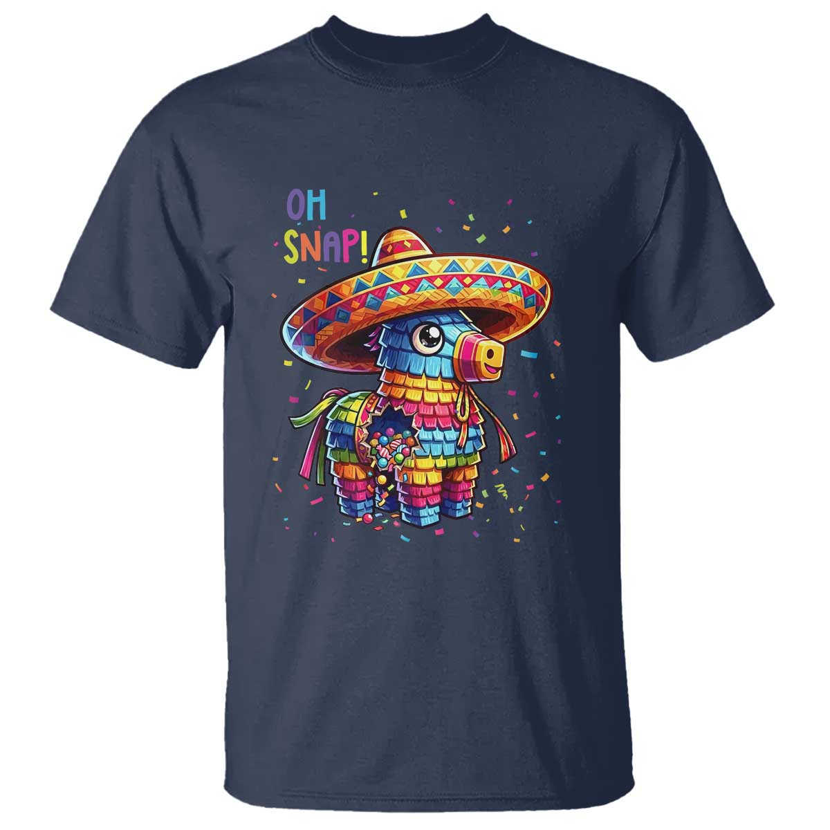 Hilarious Pinata Candy Rainbow Fiesta Party T Shirt Oh Snap