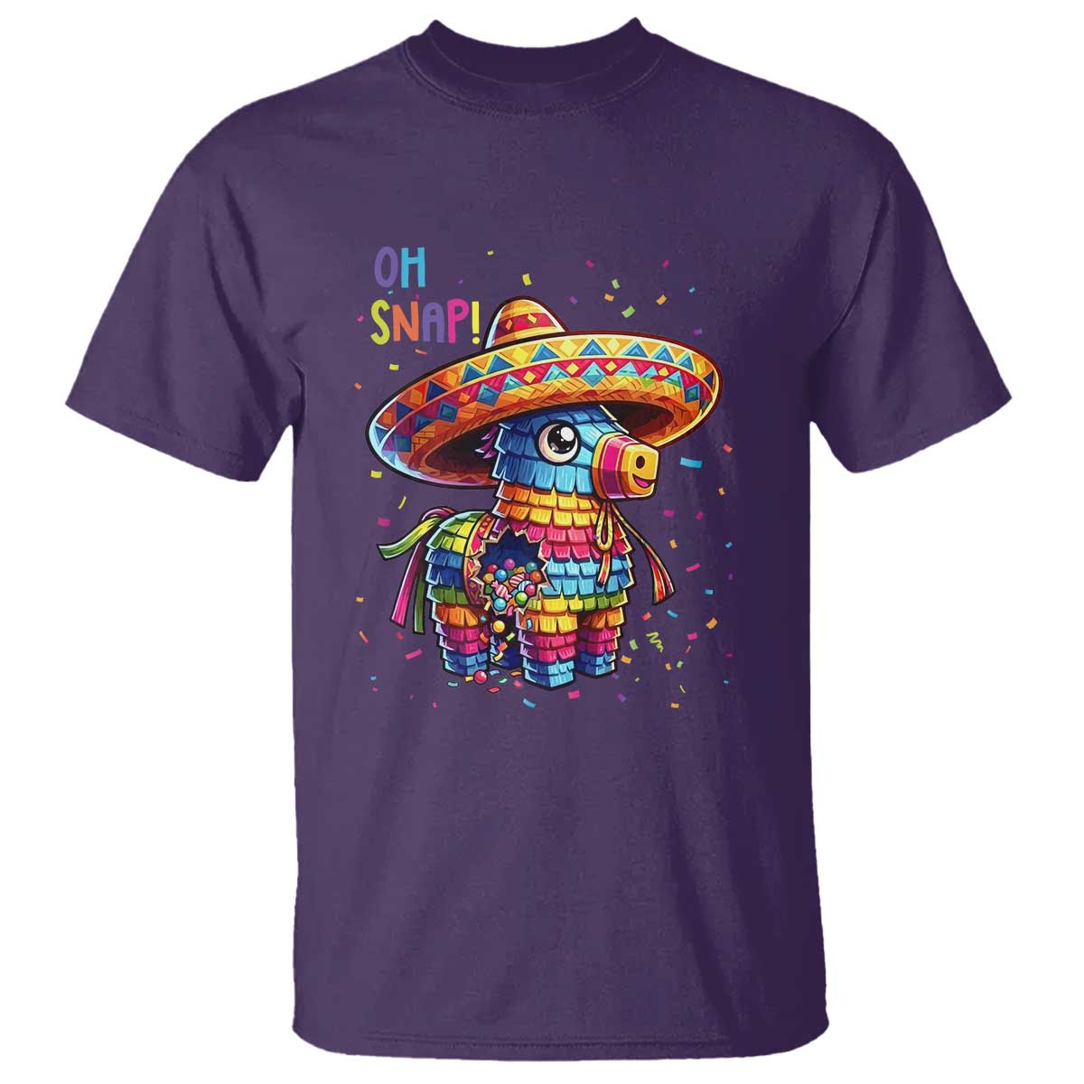Hilarious Pinata Candy Rainbow Fiesta Party T Shirt Oh Snap