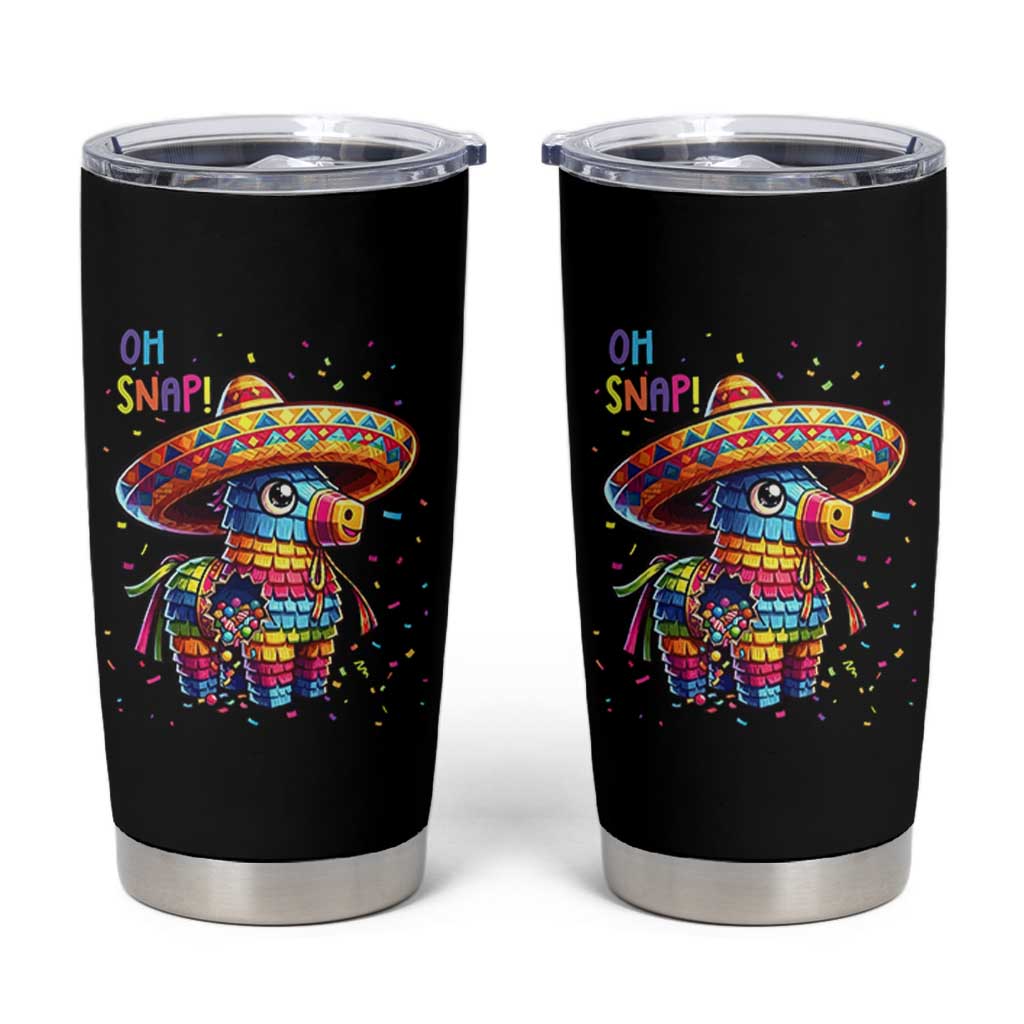 Hilarious Pinata Candy Rainbow Fiesta Party Tumbler Cup Oh Snap