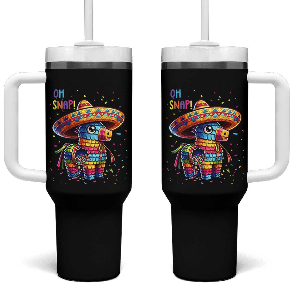 Hilarious Pinata Candy Rainbow Fiesta Party Tumbler With Handle Oh Snap