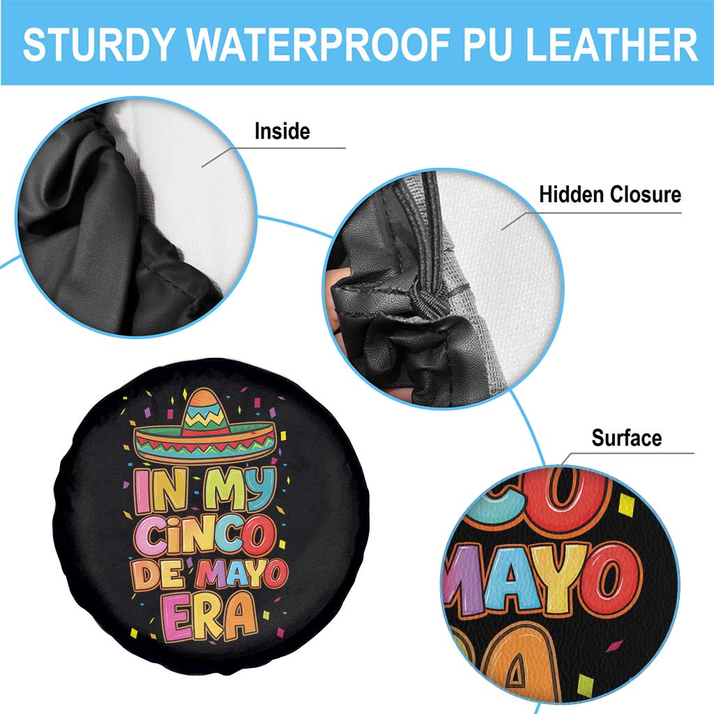 Funny Mexican Fiesta Party Spare Tire Cover In My Cinco De Mayo Era
